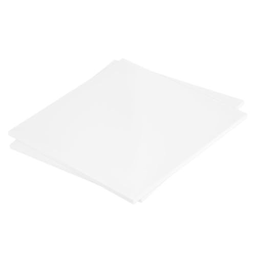 MECCANIXITY ABS Plastic Sheet 8 Inch x 8 Inch x 0.24 Inch ABS Styrene Sheets for Building Model DIY Crafts Panel White 2 Pcs