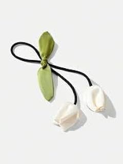 ربطات شعر انيقة - تصميم زهور انيق للنساء والفتيات، ربطات شعر ناعمة وقابلة للتمدد مثالية لإضافة لمسة من الجمال إلى تصفيفة شعرك