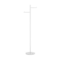 SAMCIOI Hall Tree Stand Freestanding Coat Rack Tree Single Pole Marble Wrought Iron Bedroom Living Room Corridor Entry Way Home Organizer Freestanding Coat Rac