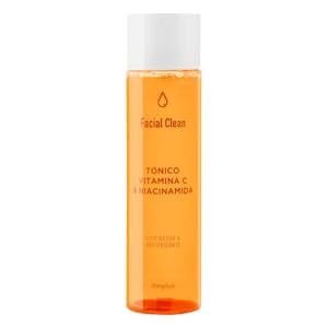 Tónico Facial Vitamina C y Niacinamida Deliplus Facial Clean Iluminador y Antioxidante todo tipo de piel.