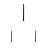 キャプテンスタッグ(CAPTAIN STAG) シートポスト 25.4×300mm ブラック Y-2181 (× 3)