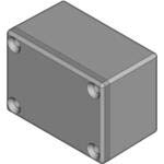 1590HBK, Black Die Cast Aluminum Wall Mount Enclosure (5 Items)