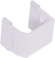 SFBW10 - Hubbell Blank AV Connector Module, White, 20 Pack