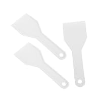 DOITOOL Set da 3 Spatole per Sbrinare Freezer in Plastica Bianca, Accessorio Cucina Multiuso per Rimozione Veloce del Ghiaccio nel Frigorifero