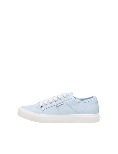 Only Onlnicola Noos Baskets en Toile pour Femme, Bleu Barbeau pâle, 38 EU