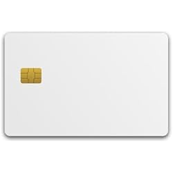 Cryptnox® FIDO2 Security Key - Passwordless & 2FA Authentication - Compatible Microsoft, Apple, Google & More - Mifare Desfire - Convenient Card Format - NFC & Contact (White)