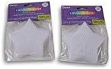 Plastic Canvas - Star Shape - 3.5 Inches - 20pc