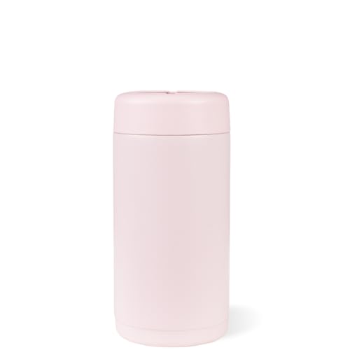 Image of HydroJug Slim Can Cooler 12 oz, Stainless Steel Can Holder, Pink Sand