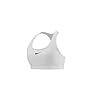 NIKE DX6821-100 W NK SWSH MED SPT Bra Sports Bra Women's White/Stone Mauve/Black Size S