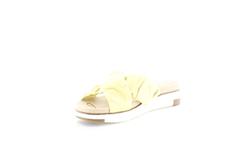 Sam Edelman Aida Women's Sandals & Flip Flops Yellow Leather Size 8 M #TOP2