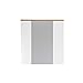 Produktbild trendteam smart living Badezimmer Spiegelschrank Spiegel Ciara, 60 x 62 x 19 cm Weiß Hochglanz und Artisan Eiche mit viel Stauraum