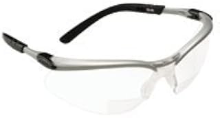 Ao Safety 247-11380-00000-20 Bx Safety Eyewear, Clear Polycarb Anti-Fog Hard Coat Lenses, Silver-Black Frame