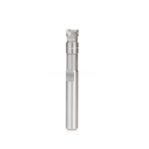 Image of Amana Tool 47221-SFlush Trim Plunge Template1 /4 D x 1 /8 CH x 1 /4 Inch SHKCarbide Tipped Router Bit with Mini 1 /4 D Upper BB