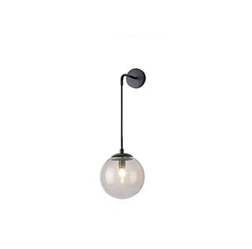Aplique LED de pared con bola de cristal J: iluminación moderna para pasillos