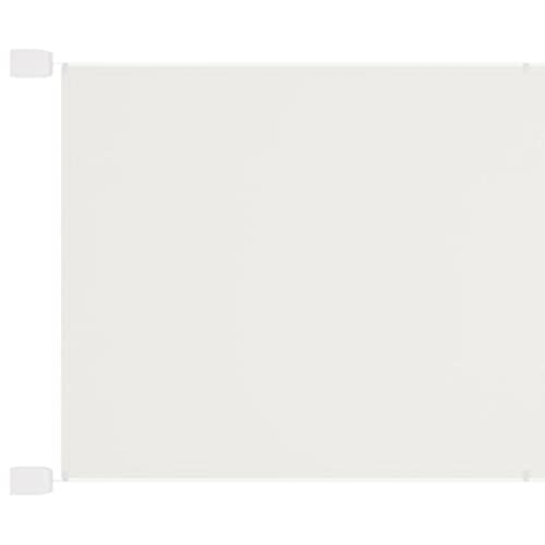 INLIFE Senkrechtmarkise Weiß 140x270 cm Oxford-Gewebe