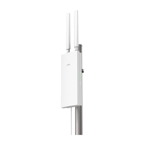 Image of Cudy AC1200 Dual Band Gigabit PoE IP65 WiFi Access Point AP1300 Outdoor | 100+ Devices, 656ft Range, Mesh Router Extender WISP, 802.11ac 867Mbps 5GHz 300Mbit 2.4GHz, MU-MIMO, 802.3at /af 24V Passive