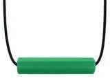 ARK's Krypto-Bite™ XXT Chewable Tube Necklace Sensory Chewelry - Extra Extra Tough Forest Green