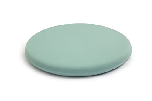 Removable Round Chair Cushions, Memory Foam Chair Pads Comfortable Mat, Non-slip Breathable Seat Cushion, Suitable for Office, Living Room, Dining Room, Washable -15.7x15.7x1.77 Inches (Light Green)