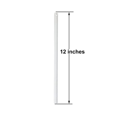 12 Inches Long White Pvc Blind Tilt Wand(No Hook Included) #TOP2