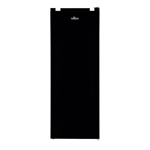 Willow WTL55B 241L Freestanding Tall Larder Fridge with Mark-Proof Finish, Adjustable Thermostat, 2 Year Manufacturer’s Warranty - Black