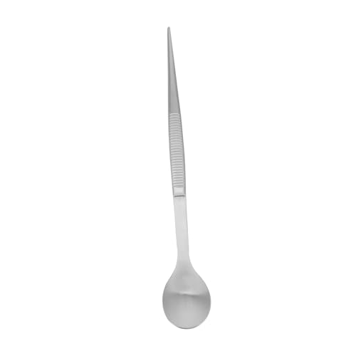 Cabilock Tasting Spoon Chef Dual Use Dessert Spoon Tongs for Soups Ice and Mixing Lightweight Dishwasher for Home