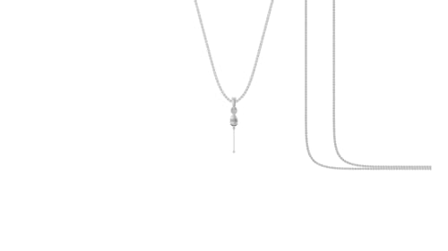 Pendentif en argent pur anti-ternissement avec sa chaîne vénitienne robuste