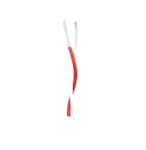 Cable de par trenzado AFS200 PTFE de cobre estañado con aislamiento dieléctrico de 26/24 AWG
