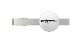 M16 US Military Assault Rifle Silver Tie Clip Tie Bar Vetera...