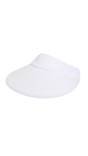 Favorite Daughter Womens Visor with Embroidered Logo White One Size