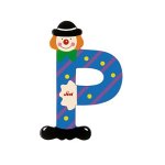 Sevi 81072 - Clown Buchstabe P