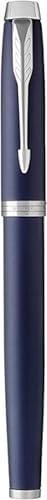 Image of Parker IM Rollerball Pen, Matte Blue, Fine Point, Includes Black Ink Refill - Smooth Writing, Polished, Professional, Sleek Design