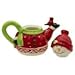 Ceramic Snowman Shaped 16oz Teapot