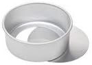 Removable Bottom Round Cake Pan 3 by 2 Inch Deep