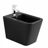 Aquore | PISA Bidé Compacto Color Negro Mate | Diseño Moderno para Baño |...