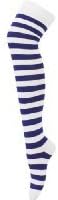AXTokyoWomens Striped Over The Knee High Socks Fancy Dress