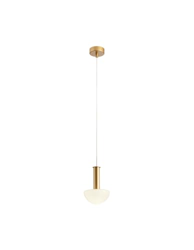 Lustre suspension moderne or RD-0209, luminaire de plafond 1 lumière pour chambre