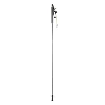 Ubersweet Folding Walking Climbing Sticks 4-Sections Aluminum Trekking Pole Alpenstock - Grey 130Cm