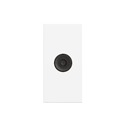 Livolo Modulo mezzo e interi inserti per serbatoi da tavolo, prese da incasso, USB, TV, satellite, presa di rete, ecc. (inserto (1/2) TV VL-TV-11 bianco)