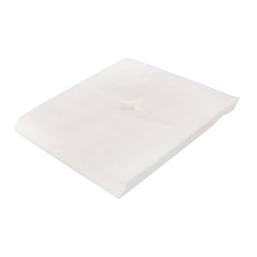 IWOWHERO 100 piezas Toallas Faciales Desechables Blancas para Masaje con Orificio Cubiertas Transpirables Antisépticas Unidades para Spa y Salón de Belleza
