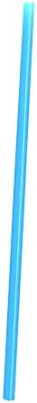 Crystalware, Large Plastic Stir Straw, Sip Stirrer, For Coffee and Cocktail, 8 Inches Long, 500/Box, (Blue)