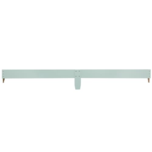 Image of Dream On Me Universal Crib to Full Size Bed Conversion Kit, Solid Wood Bed Rails for Select Convertible Cribs, Strong & Stable Support, Seafoam Green