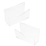presentoir courrier Organisation professionnelle : ce porte-lettres en acrylique transparent garantit que tout le courrier et les documents sont triés soigneusement et affichés pour une apparence de bureau professionnelle, porte-lettres de bureau, porte-lettres en acrylique transparent