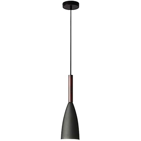 Hobaca E27 Black Wood Mordern Nordic Pendant Light Hanging Lamp Dinning Room Lights Kitchen Island Lighting Fixture Cover