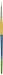 Darice Round Paintbrush - White Synthetic - Multicolored - Size 2
