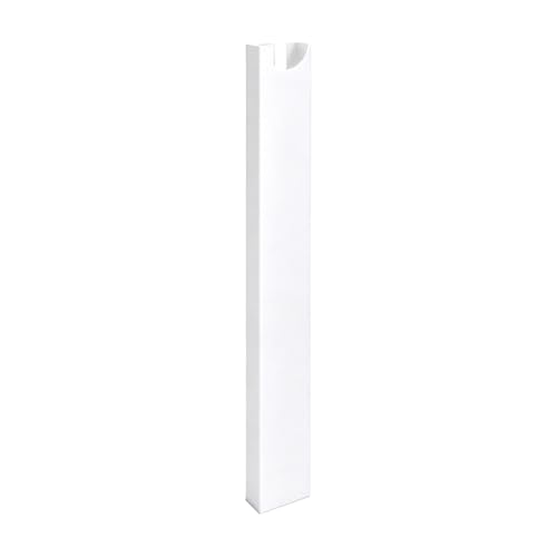 Canal manejador de cables debajo del escritorio, profesional, aleación de aluminio, ocultador de cables para oficina en casa, blanco miniatura 1