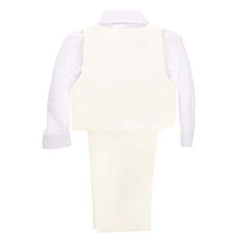 image for Dressy Daisy Toddler Boy' 5 Pcs Set Formal Tuxedo Suits No Tail Weddin