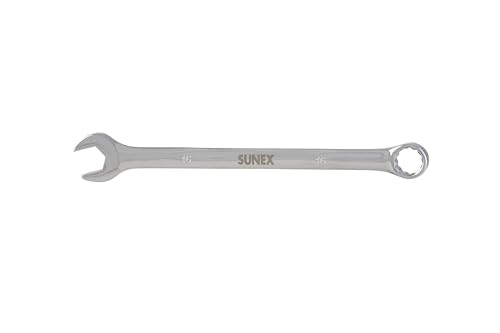 Sunex 991716MA 16 mm Fully Polished V-Groove Combination Wrench CRV