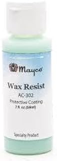 Mayco Wax Resist for ceramics 2 oz. bottle Wax Resist acts to repels glaze from the surface to which it is applied.