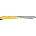 Old Timer 94OTY Gunstock Trapper 6.9in S.S. Traditional Folding Knife with 3in Clip Point Blade and Yellow Handle for Outdoor, Hunting, Camping and EDC
