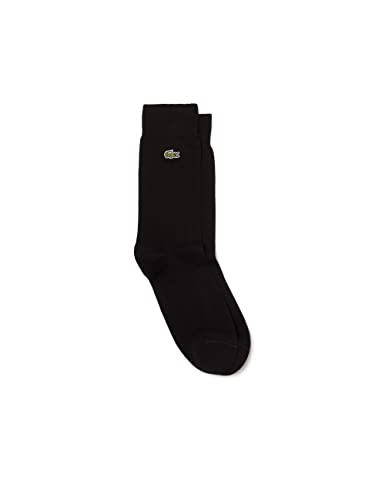 Lacoste RA4264 Calze, Noir, 35/38 Unisex-Adulto